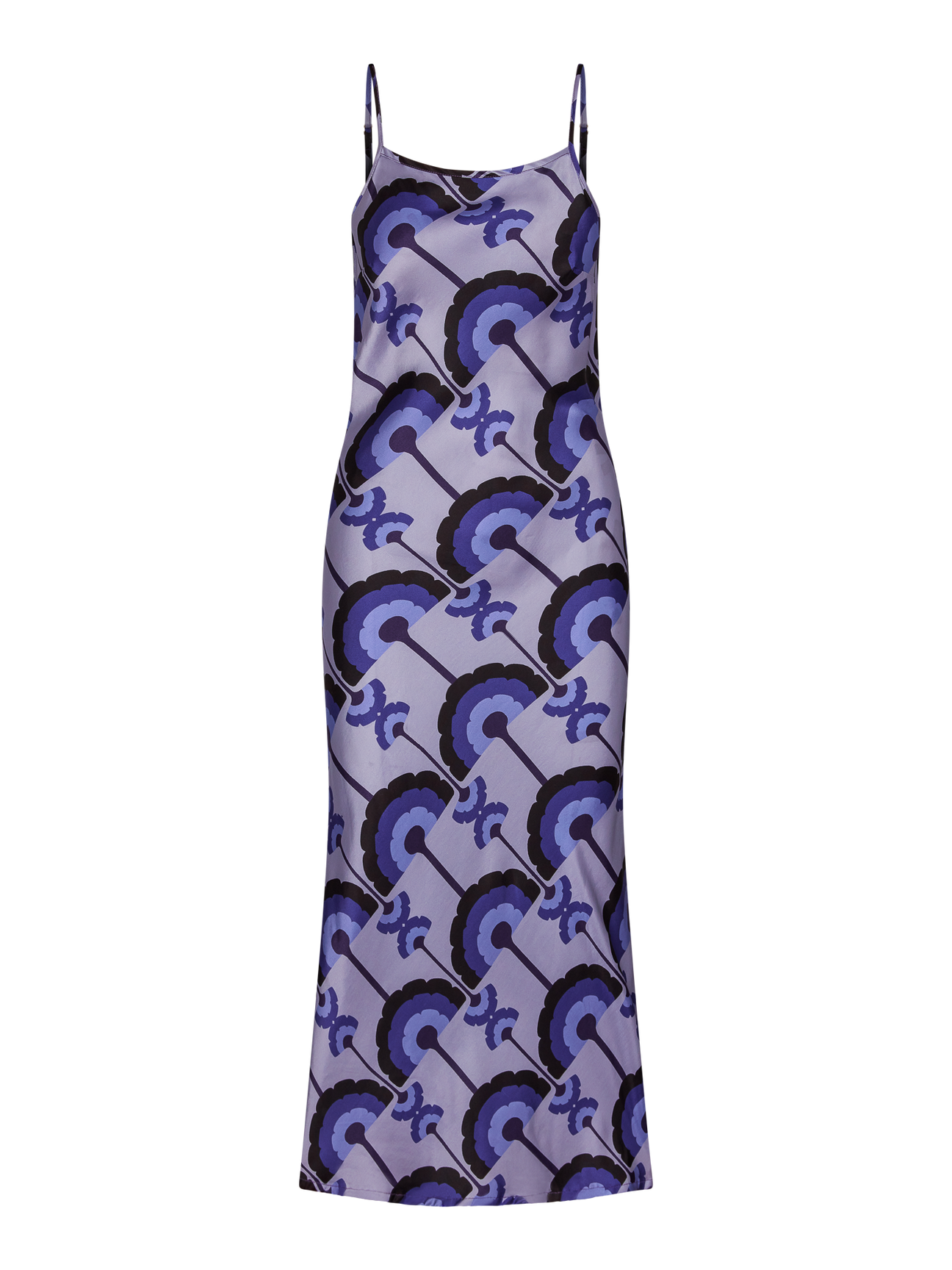 Jessie Slip Dress — Twilight Plumes, view 3